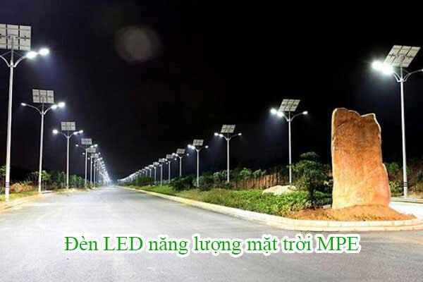 Đèn LED năng lượng mặt trời MPE giá rẻ độ bền cao