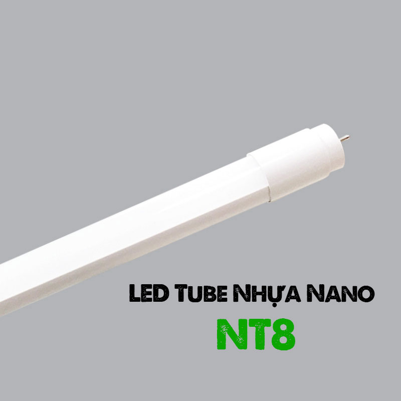 Bóng Đèn LED MPE Tube Nhựa Nano 6 Tấc 9w NT8-60V